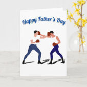 Boxing Happy Vader Day Kaart (Gele Bloem)