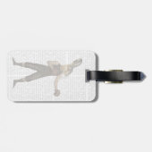 Boxing Hare Bagagelabel (Achterkant horizontaal)