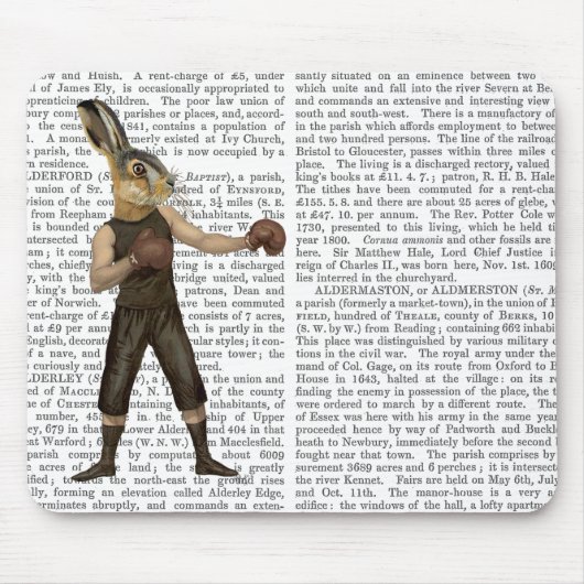 Boxing Hare Muismat (Voorkant)