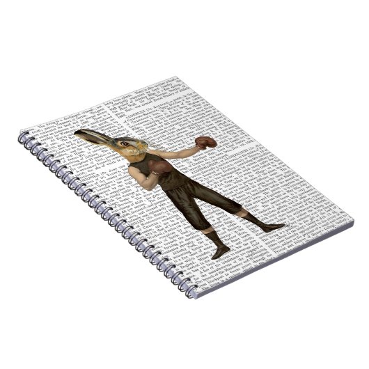 Boxing Hare Notitieboek (Rechterzijde)