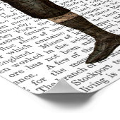 Boxing Hare Poster (Hoek)