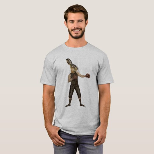 Boxing Hare T-shirt (Voorkant volledig)