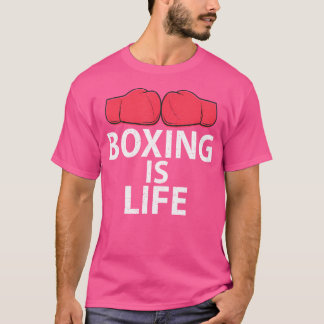 Boxing is de strijd tegen boxer in de sport t-shirt