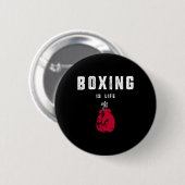 Boxing Is Life Ronde Button 5,7 Cm (Voorkant /achterkant)