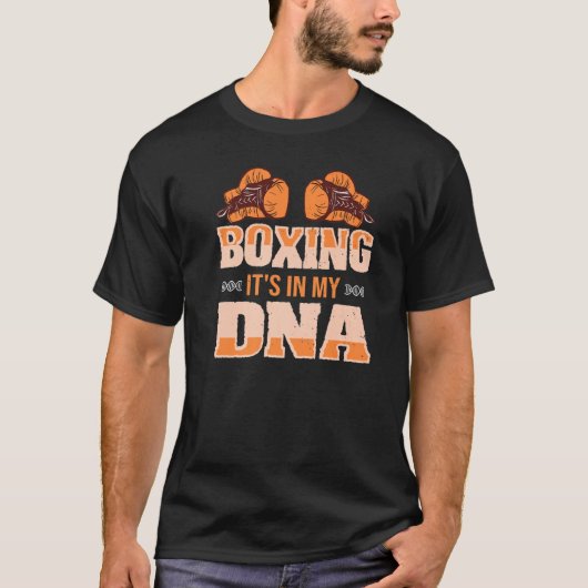 Boxing is mijn DNA Kickboxing Striking Sport T-shirt (Voorkant)
