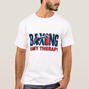 Boxing is mijn therapie t-shirt