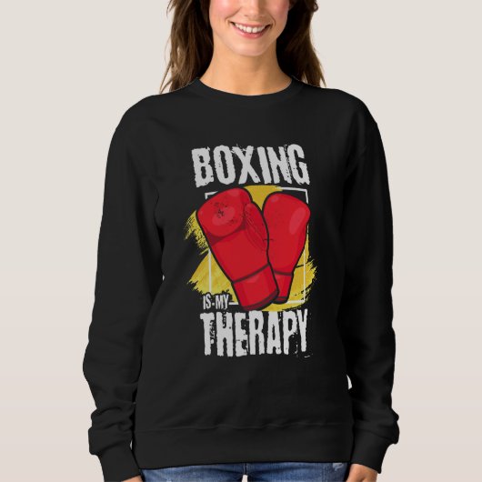 Boxing Is My Therapy  box athlete Trui (Voorkant)