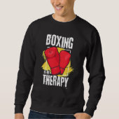 Boxing Is My Therapy  box athlete Trui (Voorkant)