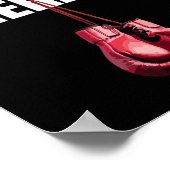 Boxing Is My Therapy Quote Boxing Kickboxing Boxer Poster (Hoek)