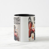 “Boxing – It’s Cheaper Than Therapy Mug” Mok (Midden)