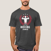 Boxing Junkie Dark T-shirt (Voorkant)