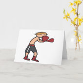 Boxing Kaart (Gele Bloem)