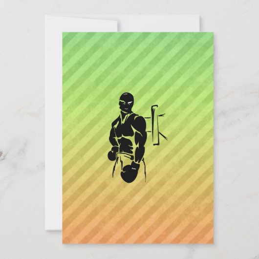 Boxing Kaart (Achterkant)