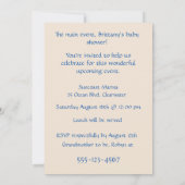Boxing Kampioen Baby Shower Uitnodiging (Achterkant)