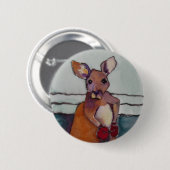 " BOXING KANGAROO" - Button (Voorkant /achterkant)