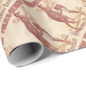 Boxing Kangaroo Cadeaupapier (Rol Hoek)