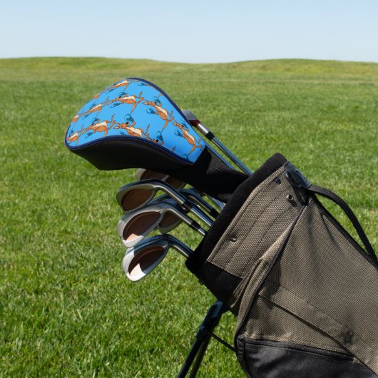 Boxing Kangaroo Golf Head Hoesje Golfheadcover (Insitu)