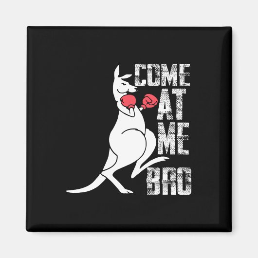 Boxing Kangaroo kom me brengen Bro Jumping Kangaro Magneet (Voorkant)