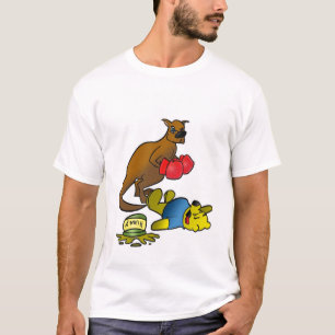 Boxing Kangaroo (schoon) T-shirt