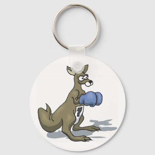 Boxing Kangaroo Sleutelhanger (Voorkant)
