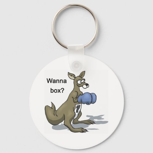 Boxing Kangaroo Sleutelhanger (Voorkant)
