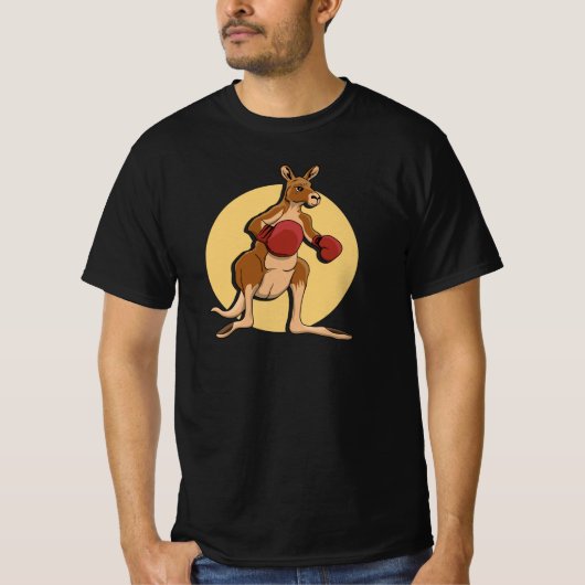 Boxing Kangaroo T-Shirt (Voorkant)