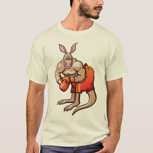 Boxing Kangaroo T-shirt (Voorkant)