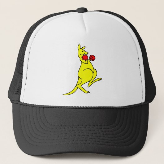 Boxing Kangaroo Trucker Pet (Voorkant)