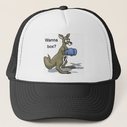 Boxing Kangaroo Trucker Pet (Voorkant)