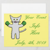 Boxing Kitten met Mittens Thunder_Cove (Voorkant / Achterkant)