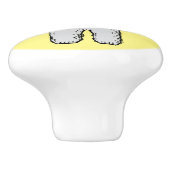 Boxing Kitten met Mittens Thunder_Cove Keramische Knop (Zijkant)