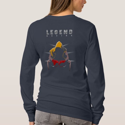 Boxing Legends | Women Long Sleeve T-shirt (Achterkant)
