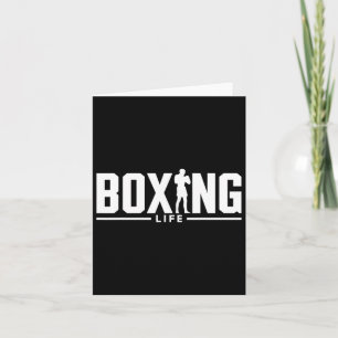 Boxing Life Boxing Dad Boxing Lover Boxer Gift Box Kaart