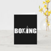 Boxing Lover Gym Boxer Kickboxing Enthus Kaart (Gele Bloem)