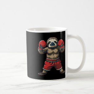 Boxing Luiaard Liefhebber Bokshandschoenen Kickbok Koffiemok