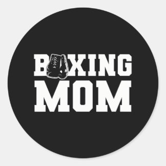 Boxing Mam Boxing Glove Boxer Ronde Sticker