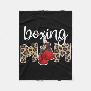 Boxing Mama Proud Boxing mama Boxing Moeder Fleece Deken
