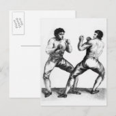 Boxing Match Briefkaart (Voorkant / Achterkant)