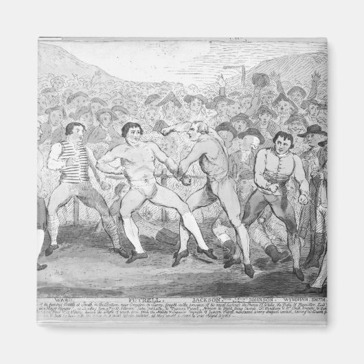 Boxing match tussen Thomas Futrell en John Magneet (Voorkant)