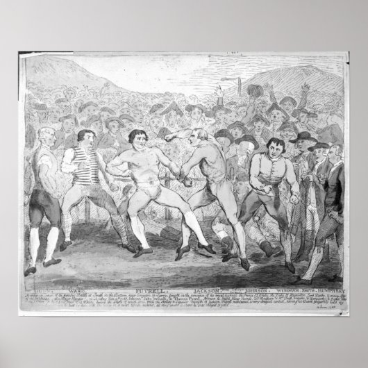 Boxing match tussen Thomas Futrell en John Poster (Voorkant)