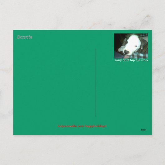 BOXING MATILDAS WAITIN ON SANTA FEESTDAGENKAART (Achterkant)