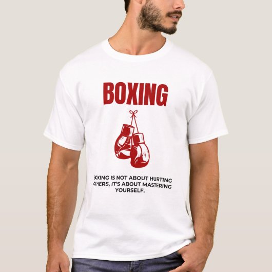 Boxing Mindset – Strength Discipline Focus T-Shirt (Voorkant)