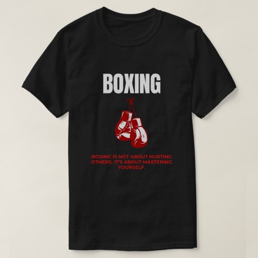 Boxing Mindset – Strength Discipline Focus T-Shirt (Design voorkant)