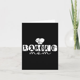 Boxing Mom Boxing Mother Trots Boksen Mama Kaart
