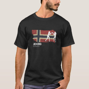 Boxing Noorwegen vecht sport vesting boxe T-shirt