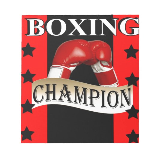 BOXING NOTITIEBLOK (Voorkant)