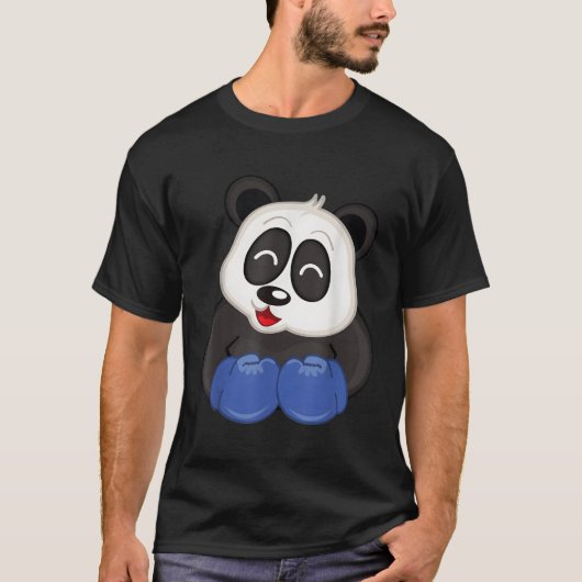 Boxing Panda Beer T-shirt (Voorkant)