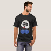 Boxing Panda Beer T-shirt (Voorkant volledig)