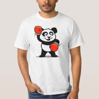 Boxing Panda (lichte shirten) T-shirt