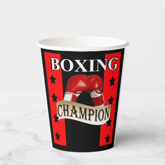 BOXING PAPIEREN BEKERS (Achterkant)